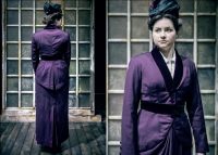 Image of purple Edwardian skirt and jacket
